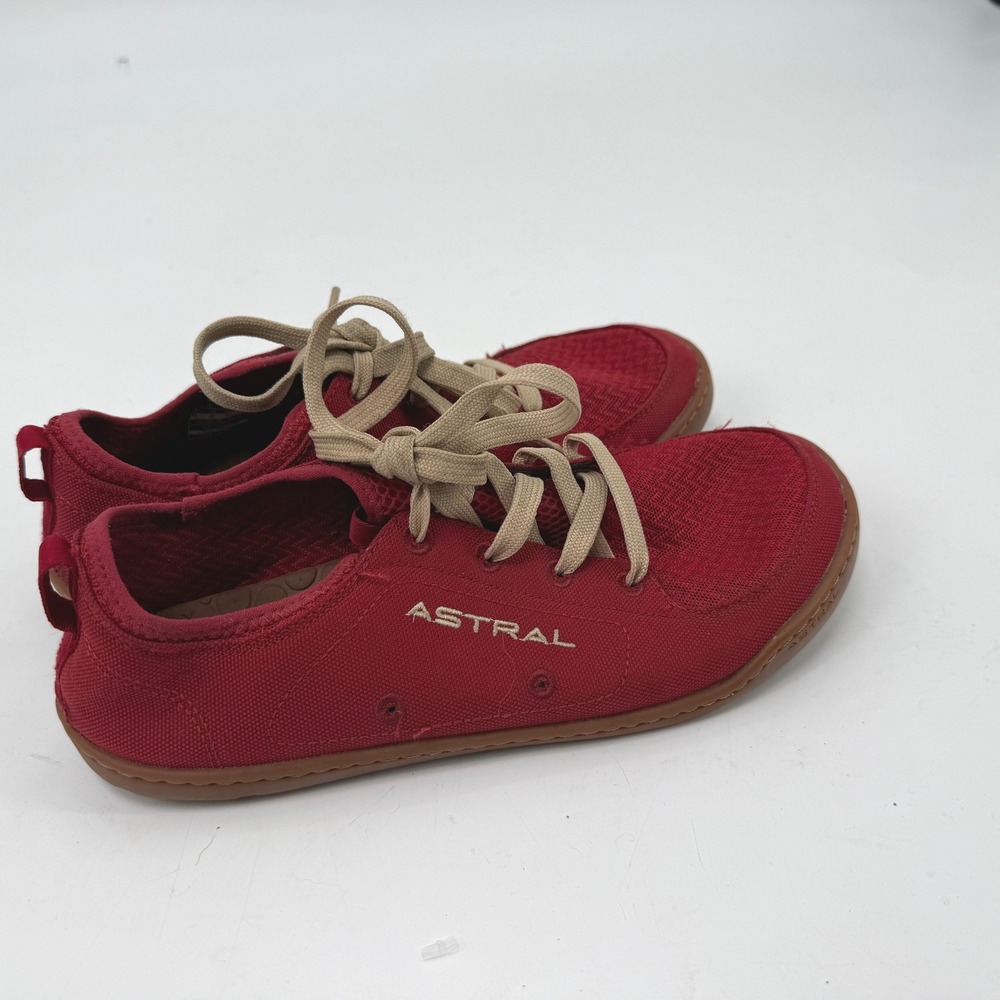 Astral Loyak Water Shoes Women 8 Red Barefoot Minimalist Kayak Boat Outdoors - Picture 3 of 8